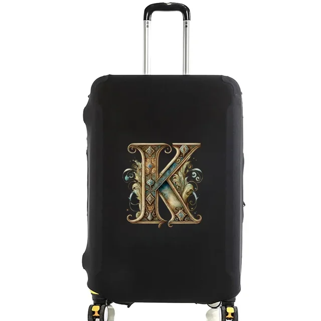 Luggage Covers Protective Cover Travel Luggage Scratch Proof Dust Cover Reusable Dust Cover Washable Graphic Print Pattern 8Graphic Letter K S