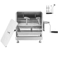 thumbnail image 1 of KFFKFF Mélangeur Manuel pour Viande, Réservoir Inclinable de 30 L Équipement de Transformation de Viande (Mélange Max 30 Lb pour Viande), Mélangeur de Viande en Acier Inoxydable, Machine à Sauces avec Couvercle Poignée Réducteur d'Engrenage, 1 of 9