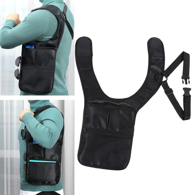 Bolso de hombro Baoblaze para al aire libre mochi portátil negro multifuncional