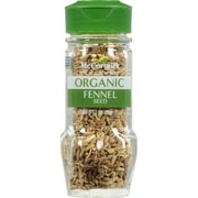 McCormick Gourmet Organic Fennel Seed, 1 oz Bottle