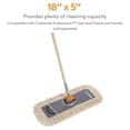 thumbnail image 4 of Staples Coastwide Professional Cut-End Dust Mop Head Cotton 18" x 5" White 3/Pack CW56752, 4 of 5