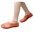 thumbnail image 4 of Ytobaz Flat Sandals for women Jelly Mesh Closed Toe Beach Shoes Slip On Flats Outdoor Poolside Vacation Travel Walking Daily Casual Footwear, 4 of 5