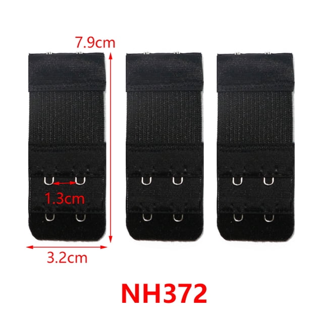 3PCS Hooks Bra Extender for Women‘s Elastic Bra Extension Strap Hook Clip Expander Adjustable Belt Buckle Intimates LUHAN