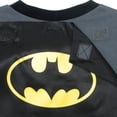 thumbnail image 4 of DC Comics Little Kids' Boy or Girl Short Sleeve Cosplay T-Shirt with Detachable Cape Grey Batman, 4 of 9