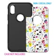 thumbnail image 2 of DistinctInk Custom SKIN / DECAL compatible with OtterBox Commuter for iPhone XR (6.1" Screen) - Girl Power - Unicorn Crowns Loud Mouth, 2 of 5