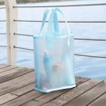 thumbnail image 5 of Weloille Mesh Beach Bag Tote Bag for Women, Foldable Swim Large Beach Tote Bag with Zipper Pockets Waterproof Sandproof, 5 of 7