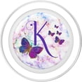 thumbnail image 2 of KimiqueMonogram PopGrip Purple Butterfly K Initial MagSafe, 2 of 5