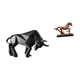 thumbnail image 1 of Estatua Moderna De Resina De Toro Y Caballo, Adorno Abstracto Coleccionable Para Entrada, Escritorio, Estantería, Oficina, Sala De Estar, Decoración Del Hogar, 1 of 8