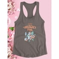 thumbnail image 3 of Happy Mother's Day Bouquet Racerback Tank Women -Image by Shutterstock, Female XX-Large, 3 of 4
