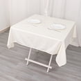 thumbnail image 6 of BalsaCircle 54x54 in Ivory Premium Scuba Polyester Square Tablecloth Party Linens Events Decorations Supplies, 6 of 8