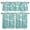 Blue, variant on 3 Piece Kitchen Curtains and Valances Set Slate Blue Monstera Cafe Curtains 24 Inch Length Palm Tree Leaf Boho Botanical Tropical Valance & Tier Curtain for Living Room Bedroom 54"x18"+27"x24"*2