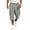 Blue, variant on Men's Plaid Capri Cargo Pants Daily Street Check Pattern Breathable Woven Fabric Big Side Cargo Pockets Athletic Cropped Shorts Yellow M