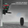 thumbnail image 4 of Nivel láser de 16 líneas, autonivelante, nivel láser verde de 4x360 ° con 2 baterías de litio recargables/pared, 4 of 8