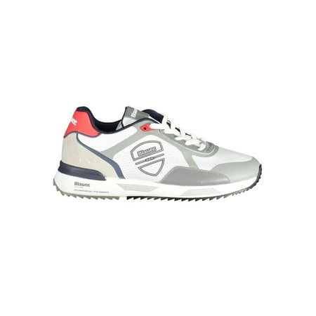 

Blauer White Polyester Sneaker