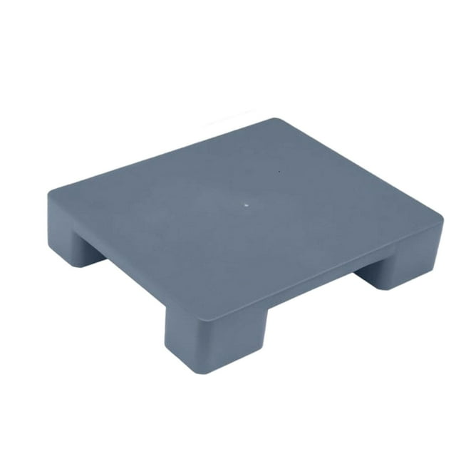 Palet de plástico ligero para sótano, para almacenamiento de carga al aire libre, cocina Gris