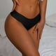 thumbnail image 3 of Gibobby Ropa interior mujer algodón Traceless Sports Fitness Tanga T Pantalones Bragas Mujer Cintura Transpirable Calzoncillos de secado rápido Mujer Sense Corte(Negro, XXXL), 3 of 5