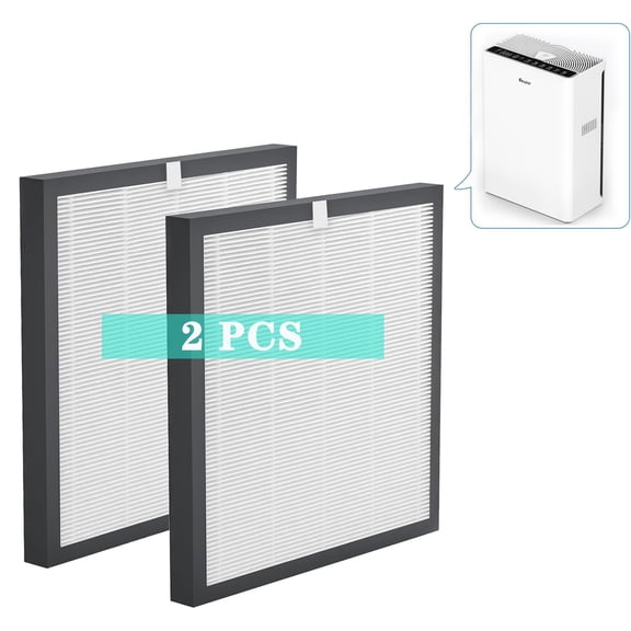2PCS VEWIOR Replacement Filter Compatible A3N Air Purifier H13 True HEPA Filter
