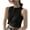 Solid, variant on Tank Tops for Women Summer Solid Color Crew Neck Basic Tight T Shirts Leisure Slim Fit Sleeveless Standard Straps Summer Shirts