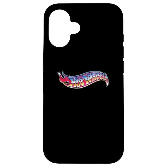 Funda Hot Wheels Chrome con el logotipo Flame de los 80 para iPhone 16