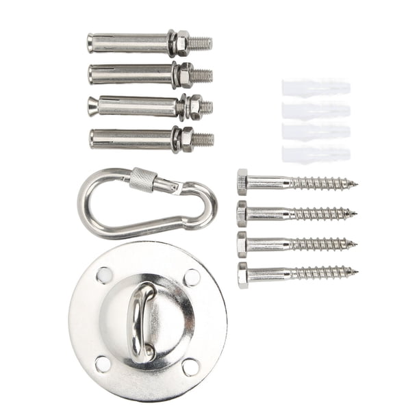 Kit Para Colgar Hamaca Con Gancho, Colgador De Techo Resistente Y Estable De Acero Inoxidable 304 Para Columpio De Sacos De