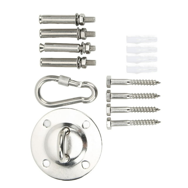 Kit Para Colgar Hamaca Con Gancho, Colgador De Techo Resistente Y Estable De Acero Inoxidable 304 Para Columpio De Sacos De