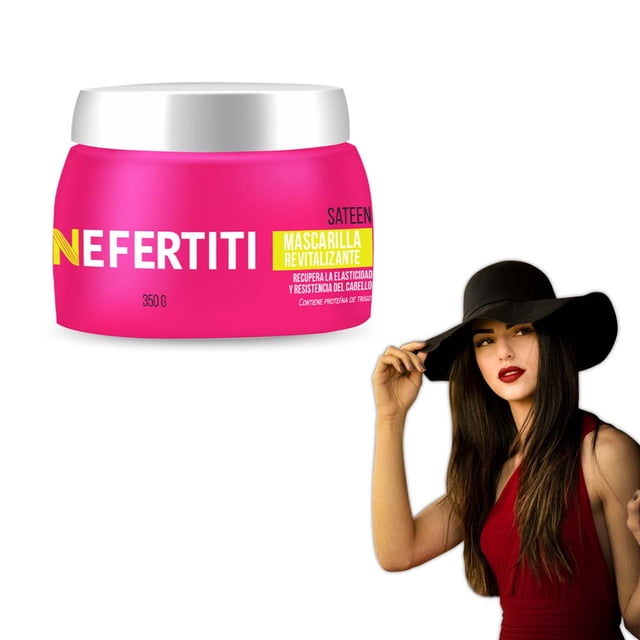 Mascarilla Revitalizante Sateen Nefertiti – Tratamiento Profundo para Cabello Dañado