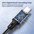 thumbnail image 3 of Adaptador de Cable de Audio USB C A 3,5 mm Adaptador de Auriculares Tipo C A Conector Jack de 3,5 mm para para para Galaxy, 3 of 8