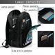 thumbnail image 4 of Balery Hungry Tyrannosaurus Mochila con carga USB para hombre y mujer - Mochila impermeable y antirrobo para laptop con puerto USB para viajes, trabajo, 4 of 7