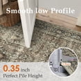 thumbnail image 4 of BERTHMEER 9'x12' Area Rugs for Living Room Bedroom Dining Room Farmhouse Office Oriental Vintage Traditional Indoor Large Rugs Brown Non Slip Machine Washable Carpets, 4 of 10