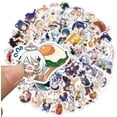 thumbnail image 2 of IGUOHAO Keychain Stickers Merch-Acrylic Character Keychains 6 Pcs & 50pcs Vinyl Cartoon Game Stickers Gift Set, 2 of 7