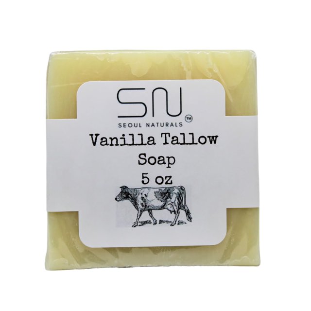 Jabón de sebo de vainilla Seoul Naturals k beauty 5 oz