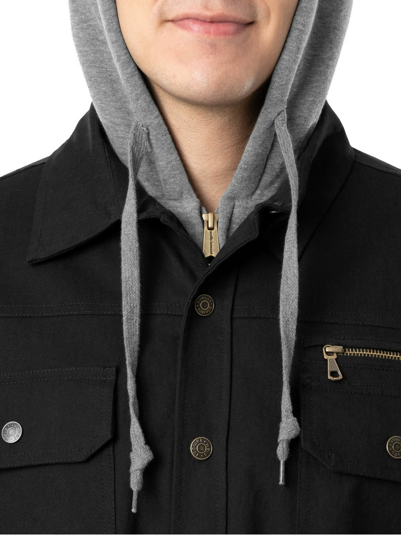 Wells Lamont Quilted Flex Canvas Thermal Sherpa Lined Shirt Jacket