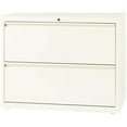 thumbnail image 5 of Hirsh 36-in Wide HL10000 Series Metal 2 Drawer Lateral File Cabinet Off White, 5 of 6