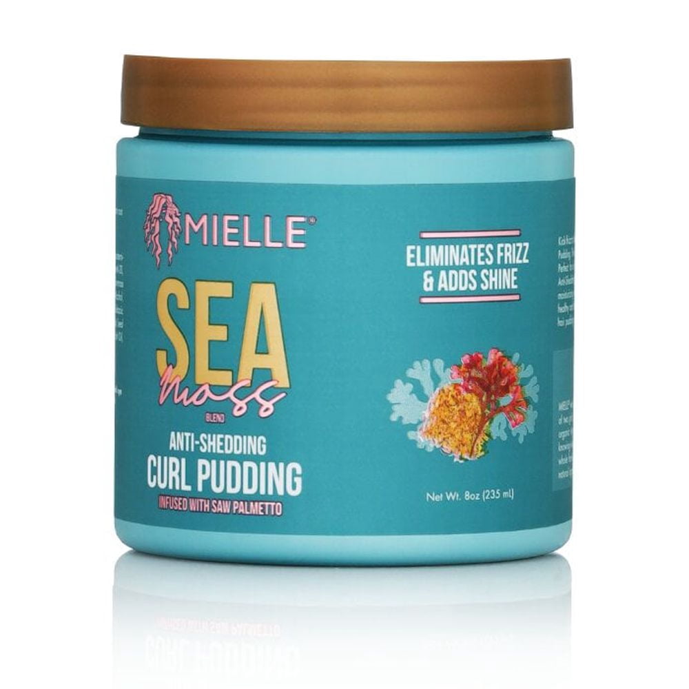 Mielle Organics Sea Moss Gel Hair Pudding 8 oz, Moisturizing, All Hair Types