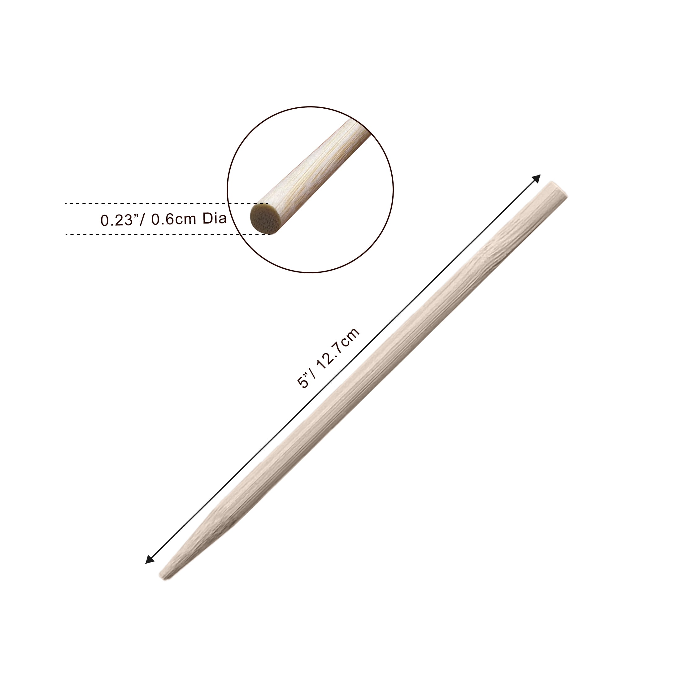 5" Bamboo Treat Sticks, 30 Count, by Way To Celebrate