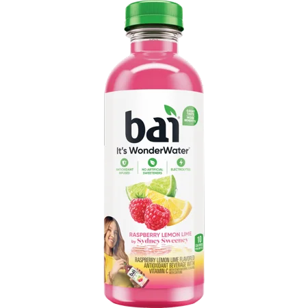 Bai Beverage, Raspberry Lemon Lime 18oz (12 PACK)