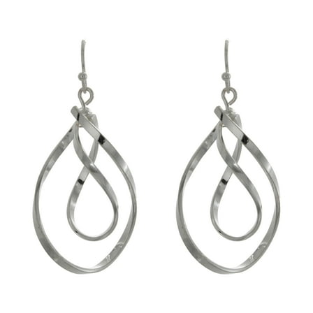 Time And Tru Twist Hoop Earrings