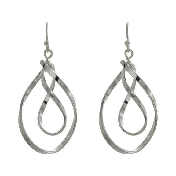 Time And Tru Twist Hoop Earrings
