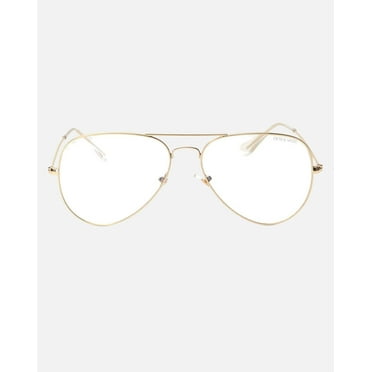 Fifth & Ninth Unisex Aviator Blue Light Glasses | Charlie