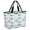 Gray Blue, variant on Turquoise Airplane Beach Bag for Women, Large Breathable Mesh Beach Tote Bag, Modern Abstract Art Cartoon Clouds Sandproof Lightweight Travel Bags for Vacation Picnic Swimming Pool 15.7"x15.7"x9.1"