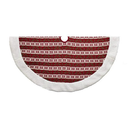 UPC 086131516405 product image for Kurt Adler 48-Inch Knit Pattern Red, White, and Green Tree Skirt | upcitemdb.com