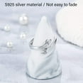 thumbnail image 4 of Hug Ring, Smooth Silver Open Ring Stylish Elegant Delicate  for Wedding Party, 4 of 7