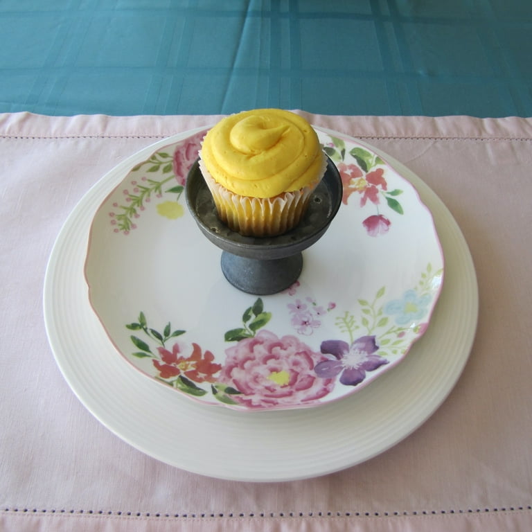 Rustic Tin Cupcake Stand Metal Dessert Tray Holder Cake Display Farmhouse Decor Rustic Tin Cupcake Stand Metal Dessert Tray Holder Cake Display Farmhouse Decor