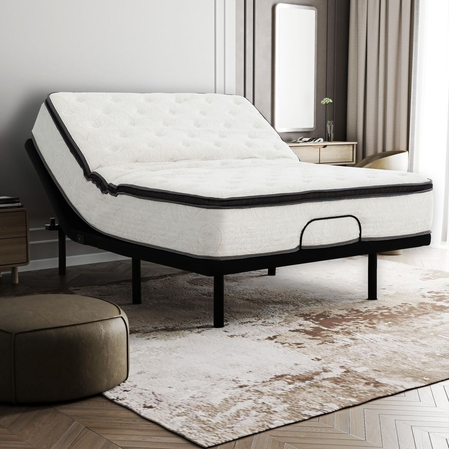 Altu Adjustable Bed Base with Wireless Remote, Twin XL