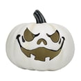 thumbnail image 2 of Linterna de calabaza de Halloween, figura de calabaza iluminada, recuerdo de fiesta, calabazas iluminadas Blanco, 2 of 9