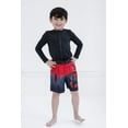 thumbnail image 4 of Marvel Spider-Man UPF 50+ Swim Trunks Bathing Suit Toddler to Big Kid, 4 of 5