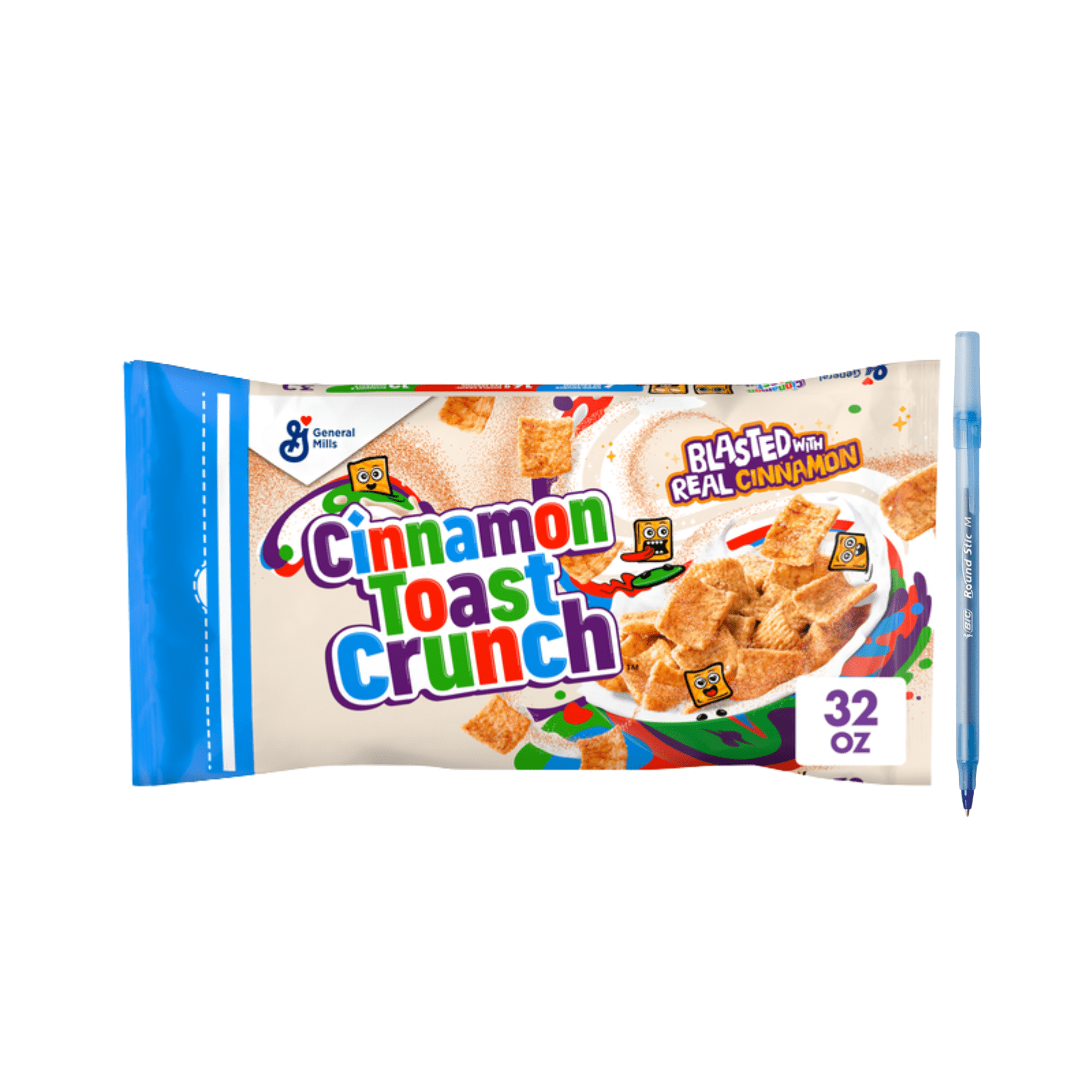 Family Size Cinnamon Toast Crunch Cereal, 49.5 oz Box (2 Bags