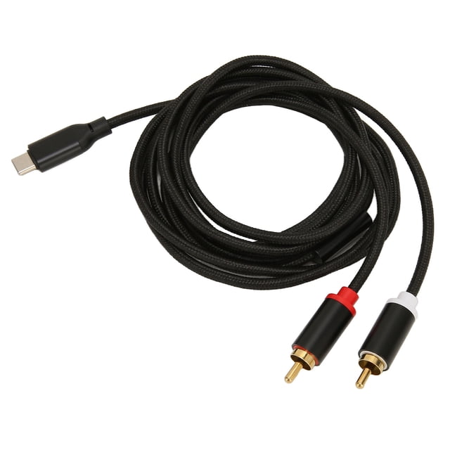 Cable estéreo tipo C a RCA, cable de sonido tipo C a 2RCA, cable tipo C a RCA, cable tipo C a RCA de primera línea