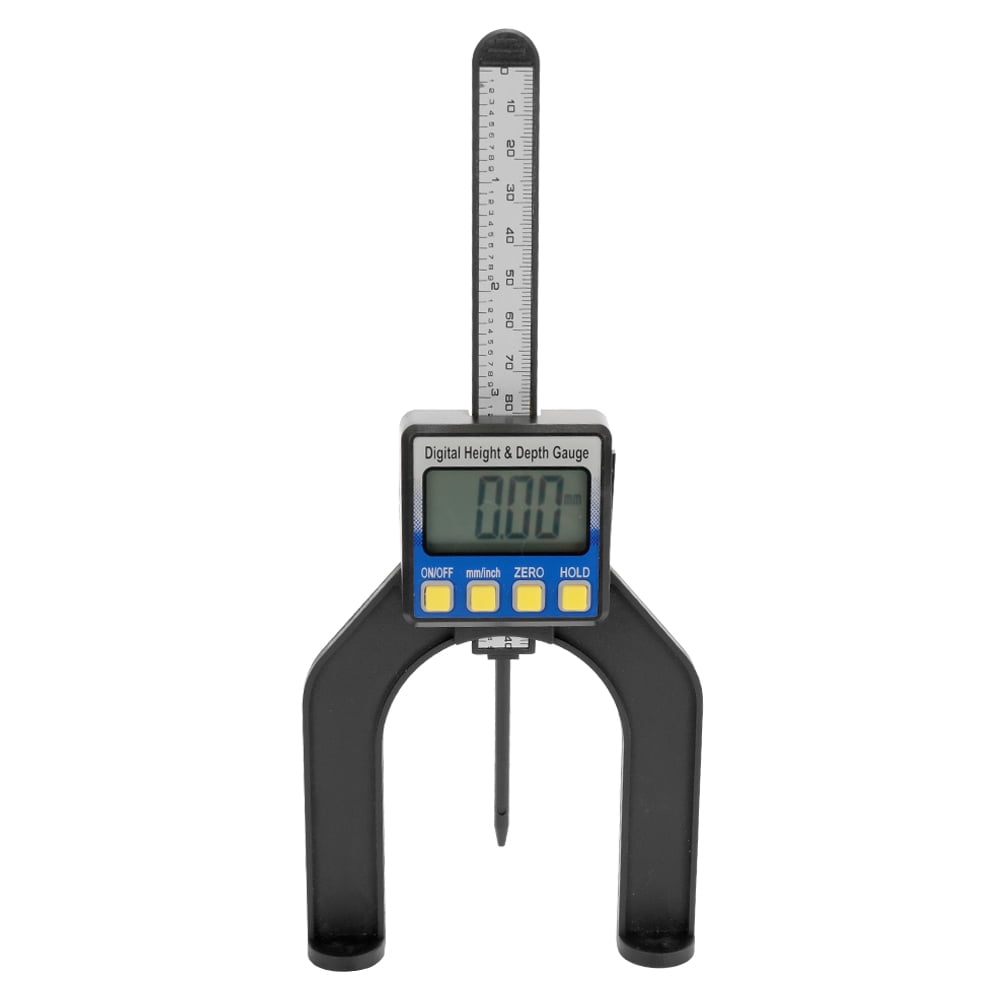 Roeam High Accuracy LCD Digital Display Slide Caliper Vernier Ruler Height and Depth Gauge with Measuring Range of 0-85mm Bottom with Magnets Roeam High Accuracy LCD Digital Display Slide Caliper Vernier Ruler Height and Depth Gauge with Measuring Range of 0-85mm Bottom with Magnets