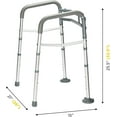 thumbnail image 3 of Toilet Safety Rail - Adjustable Detachable Toilet Safety Frame with Handles Heavy-Duty Toilet Safety Rails Stand Alone - Toilet Safety Rails for Elderly, Handicapped - Fits Most Toilets MedicalKingUsa, 3 of 7